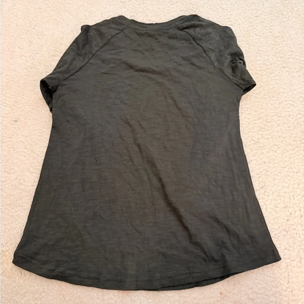 Natural life dark green/gray long sleeve shirt - Picture 3 of 3